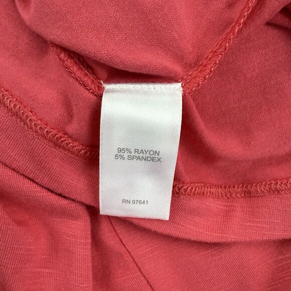 NEW J JILL Sleeveless Knit Maxi Tank Dress Large Pomegranate Pink Minimalist - Picture 10 of 13